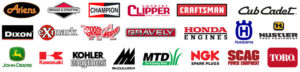 Mower brand logos